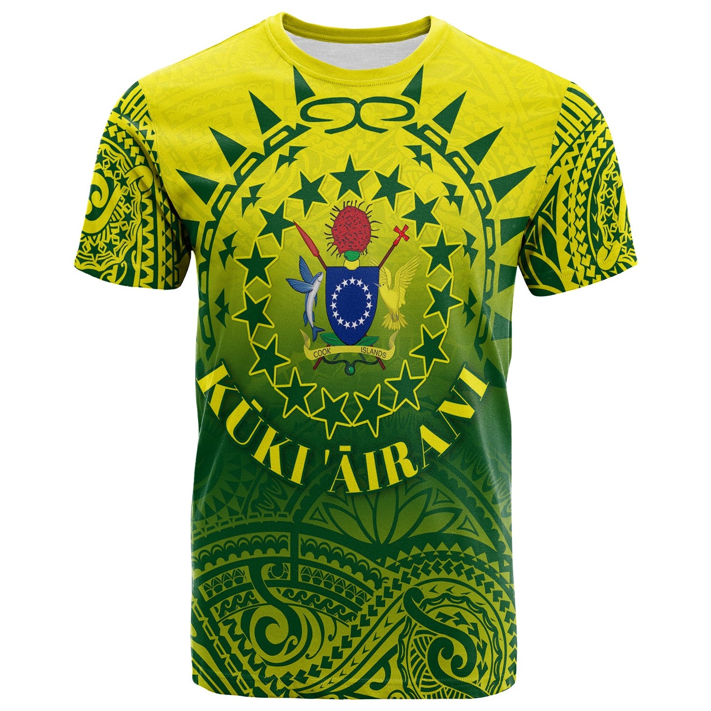 Cook Islands T Shirt Polynesian Tattoo Sunshine