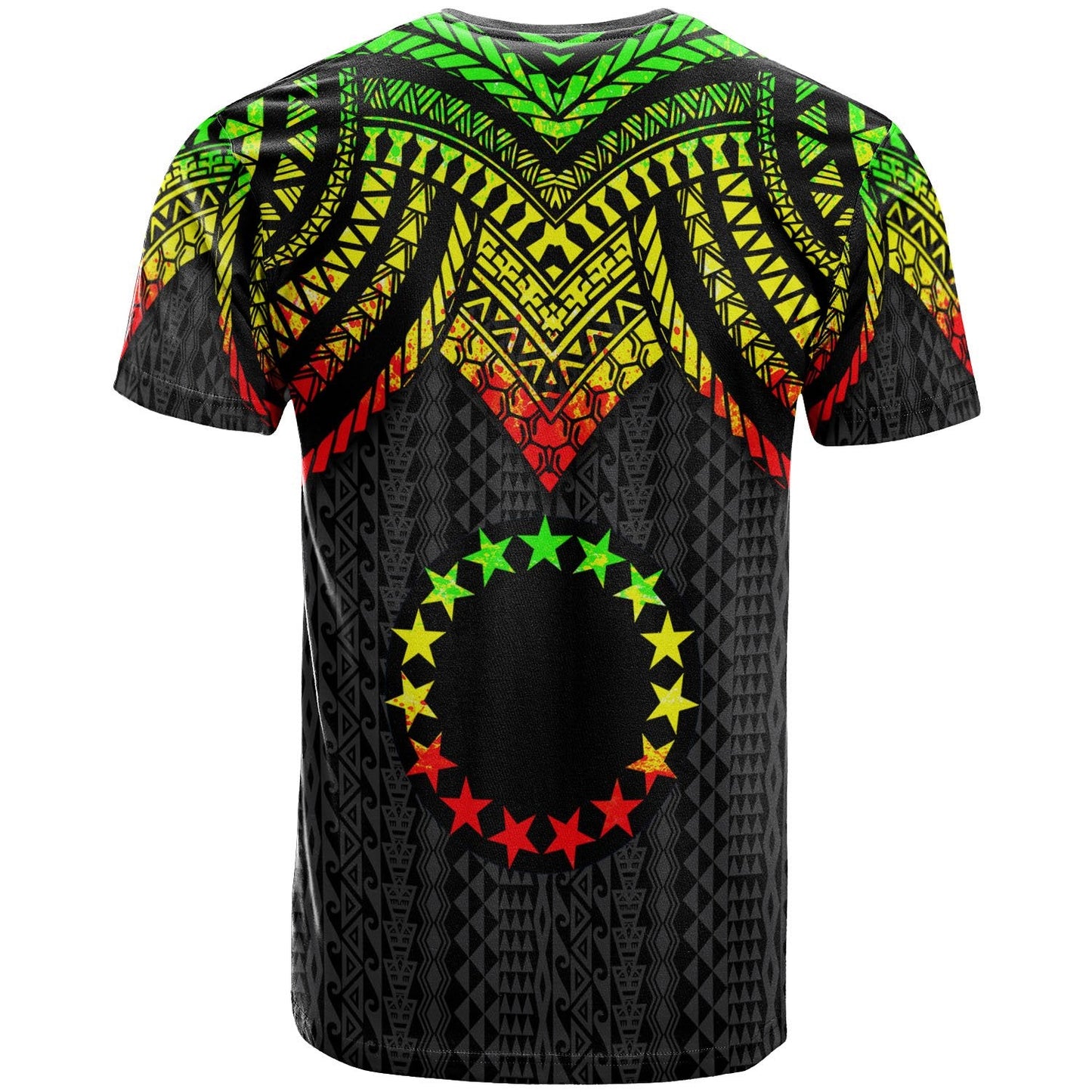 Cook Islands T - Shirt - Polynesian Armor Style Reagge