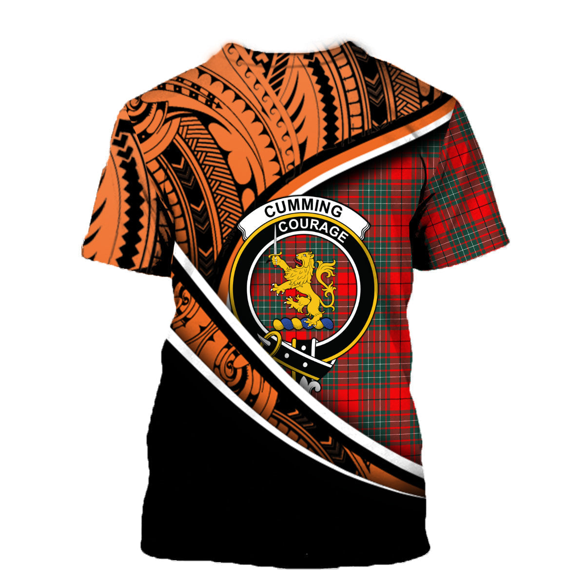 Printivon Cumming Hunting Weathered T Shirt Pattern Polynesian
