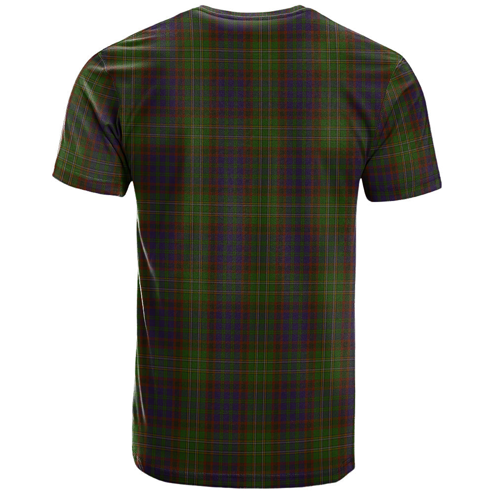 Printivon Cunningham Hunting Modern Clan DNA In Me Tartan Crest T Shirt