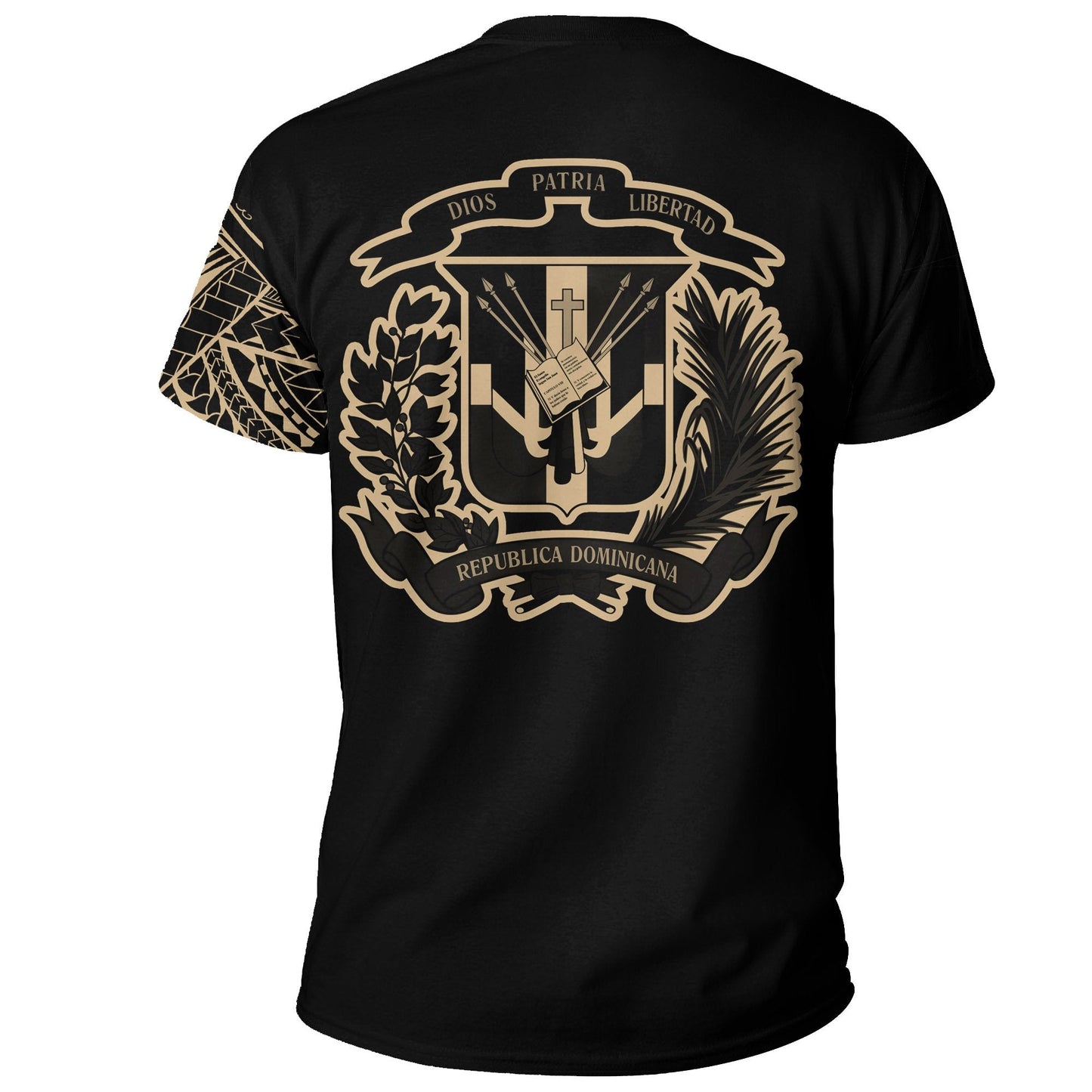 Dominican Republic T Shirt Tattoo Style