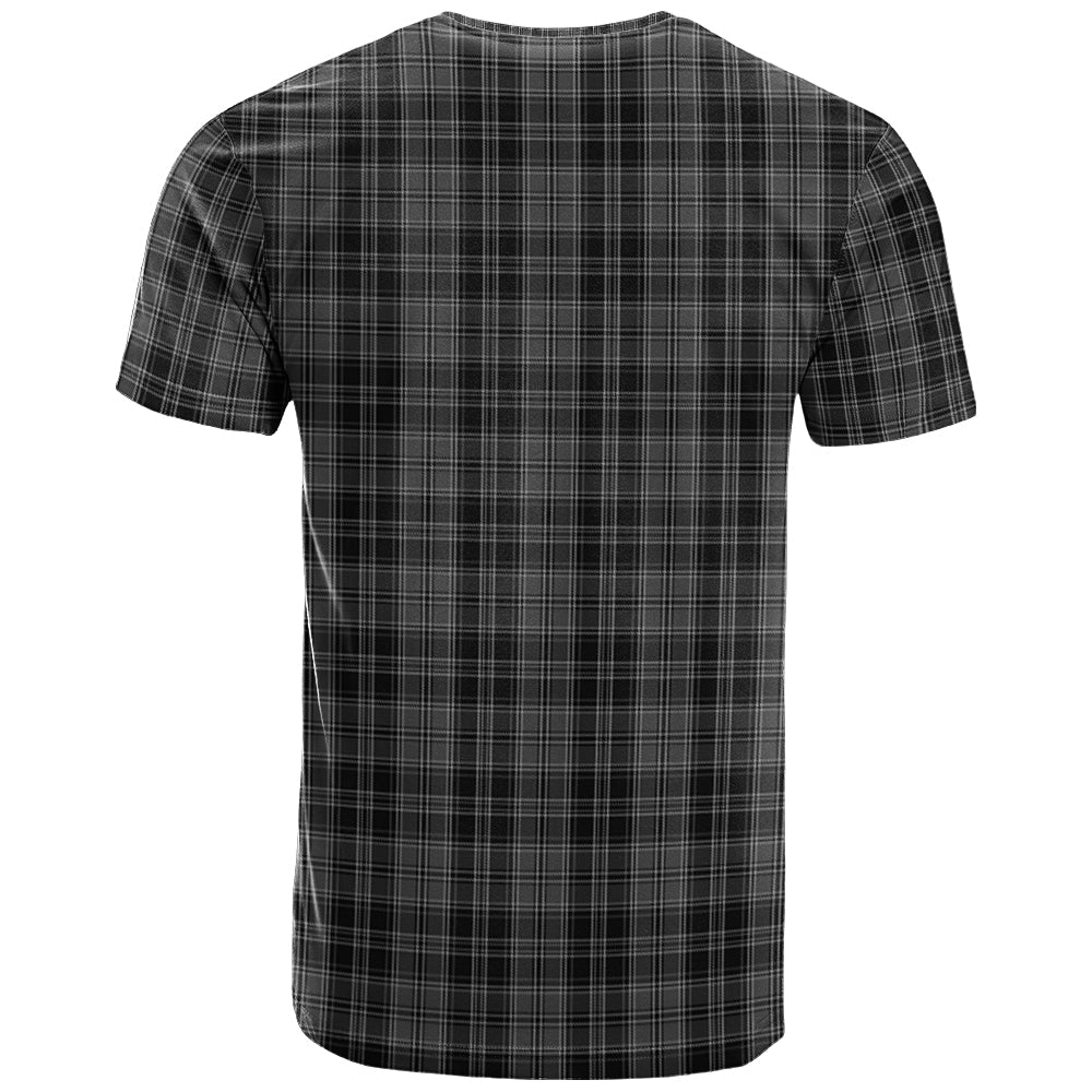 Printivon Drummond Grey Clan DNA In Me Tartan Crest T Shirt