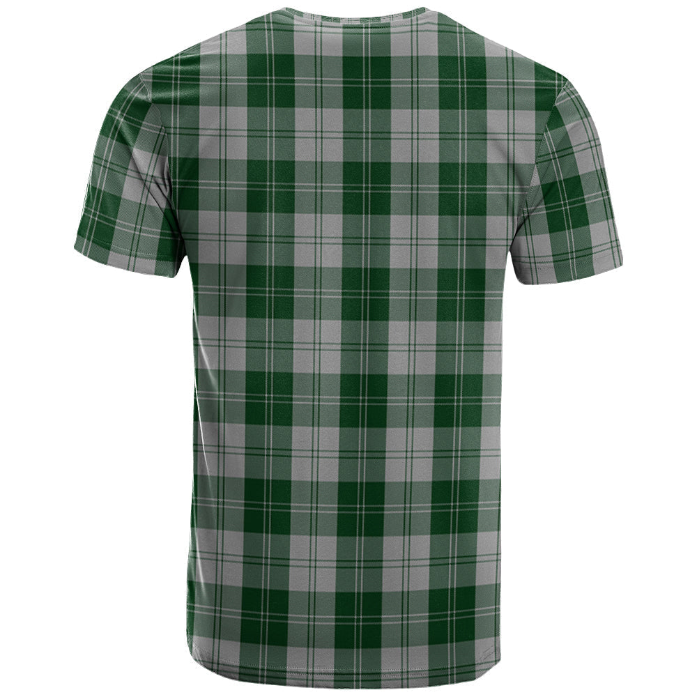 Printivon Erskine Green Clan DNA In Me Tartan Crest T Shirt