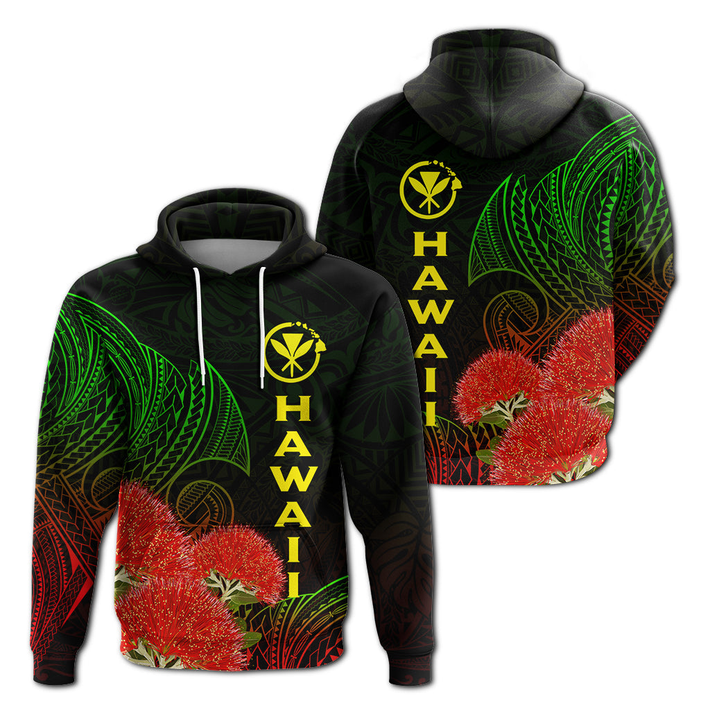 Hawaii Polynesian Hoodie Ohia Lehua -