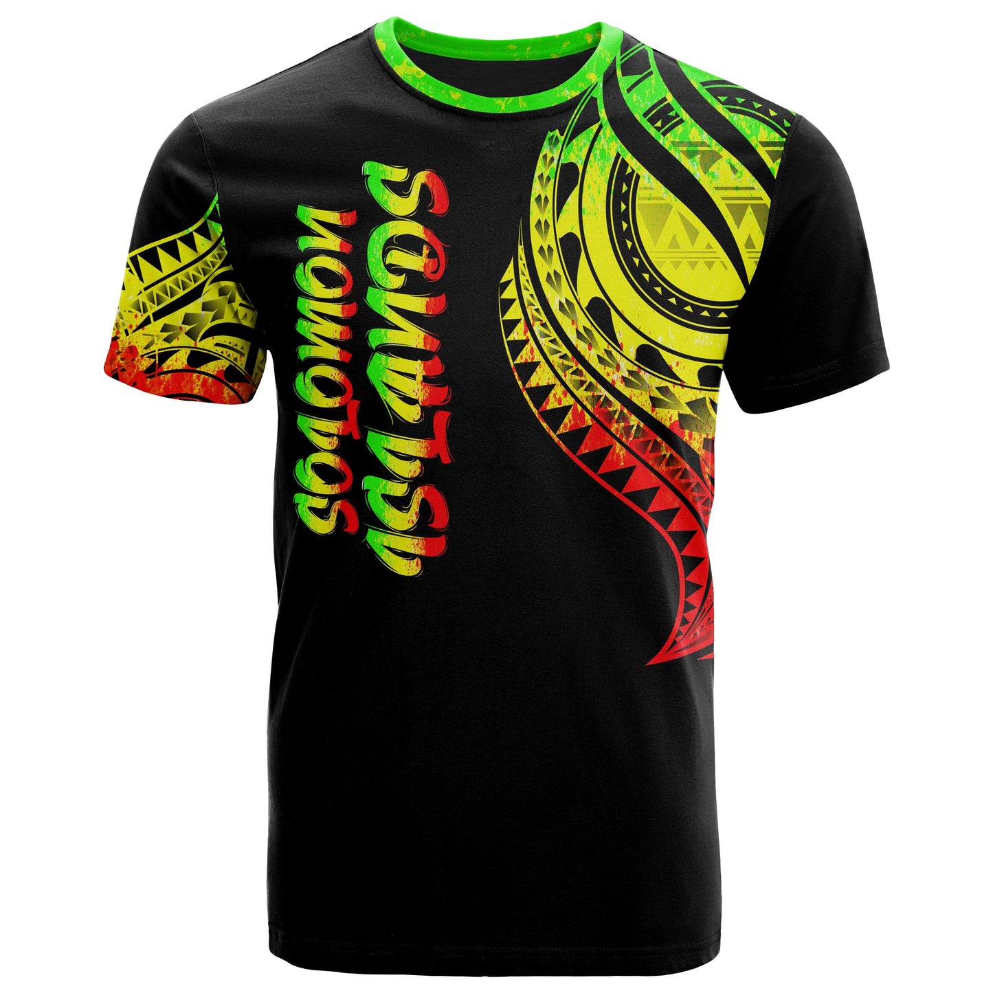 Solomon Islands T Shirt Solomon Islands Tatau Reggae Patterns