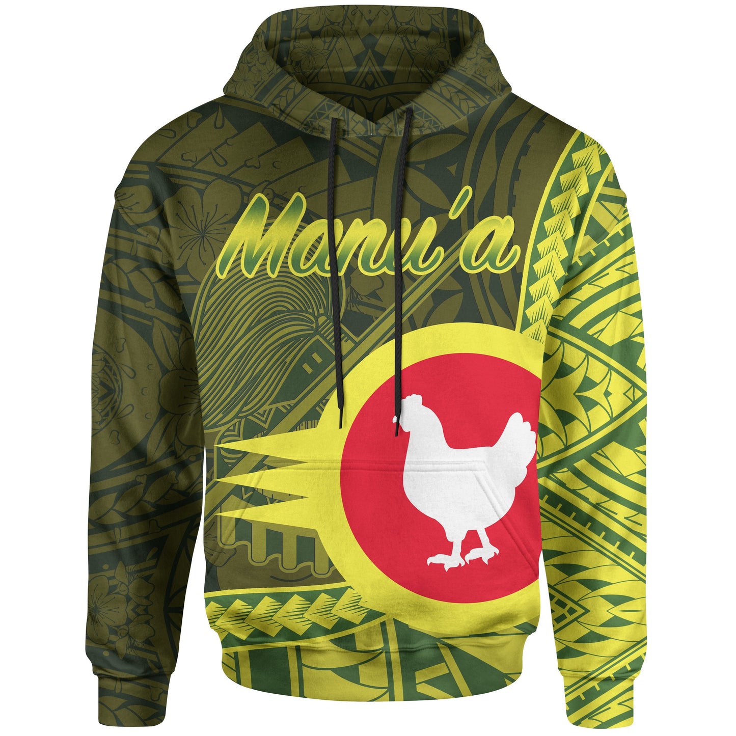 American Samoa Hoodie Manu'a Polynesian Patterns