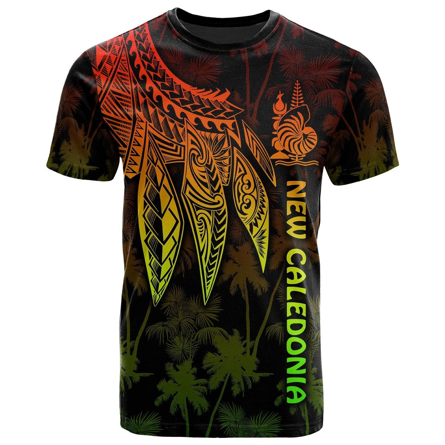 New Caledonia T - Shirt - Polynesian Wings Reggae