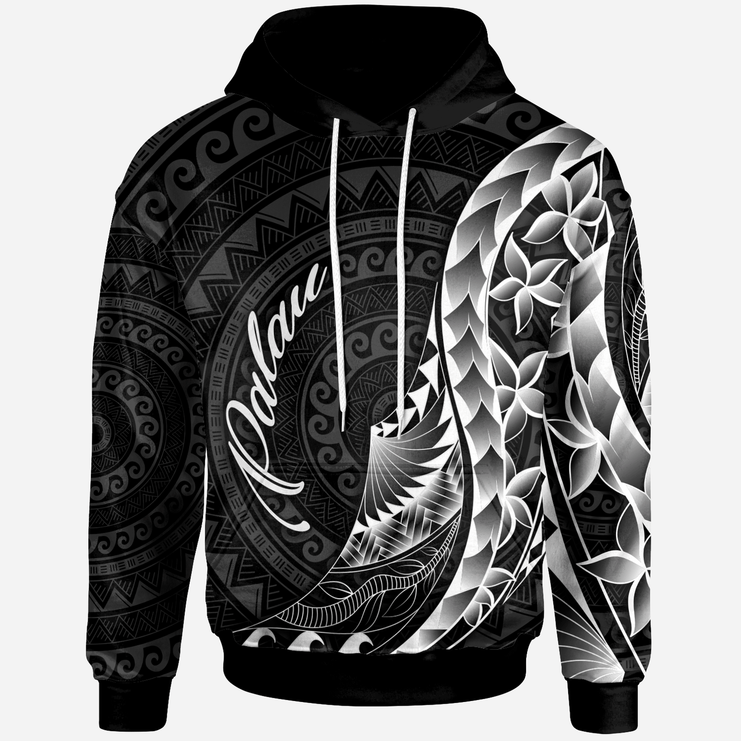 Palau Hoodie Polynesian Pattern Style