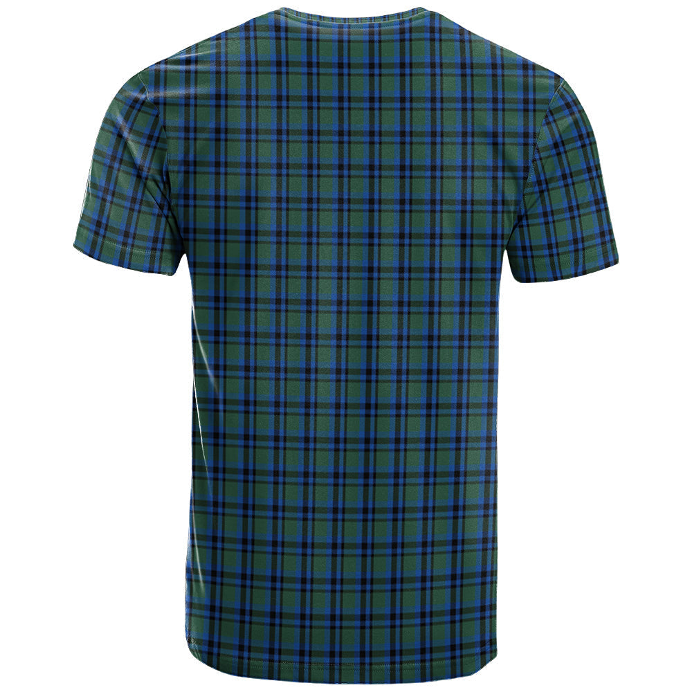 Printivon Falconer Clan DNA In Me Tartan Crest T Shirt