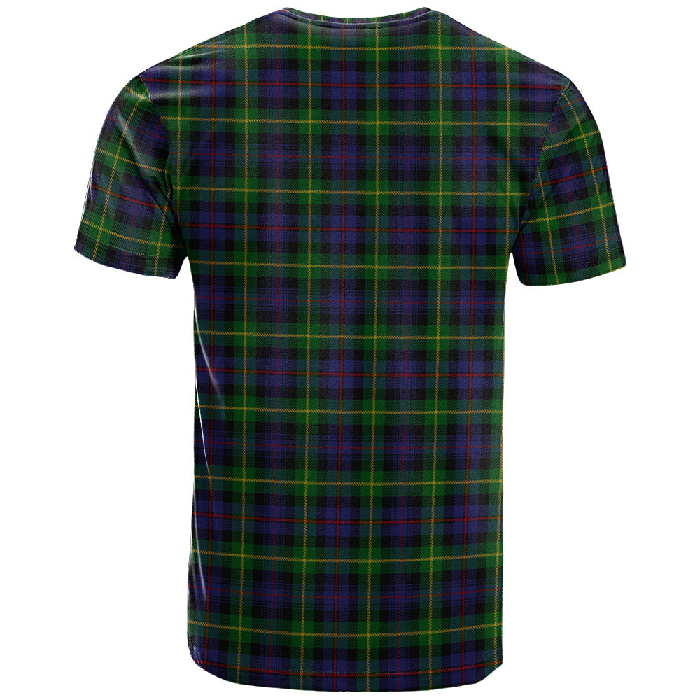 Printivon Farquharson Clan DNA In Me Tartan Crest T Shirt