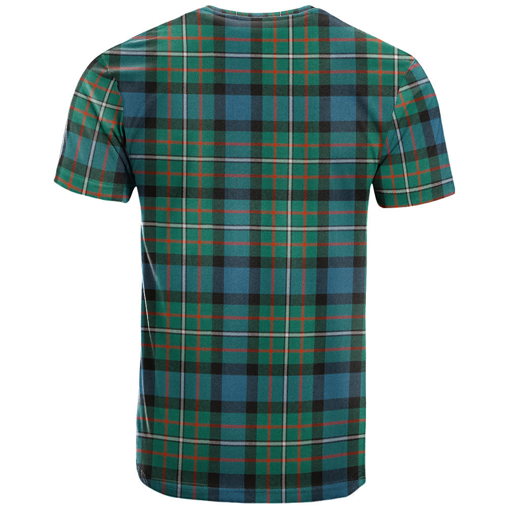 Printivon Ferguson Ancient Clan DNA In Me Tartan Crest T Shirt