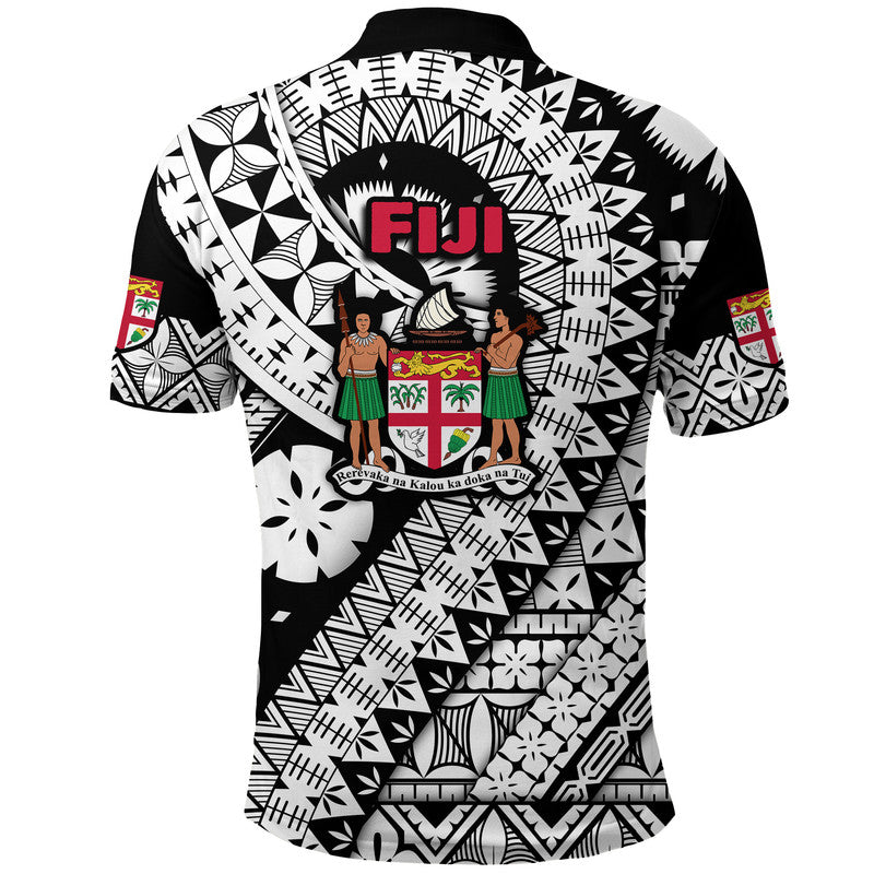 Fiji Day Polo Shirt Masi Kesa Black Style