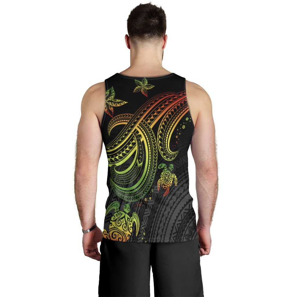 Fiji Men's Tank Top Reggae Turtle