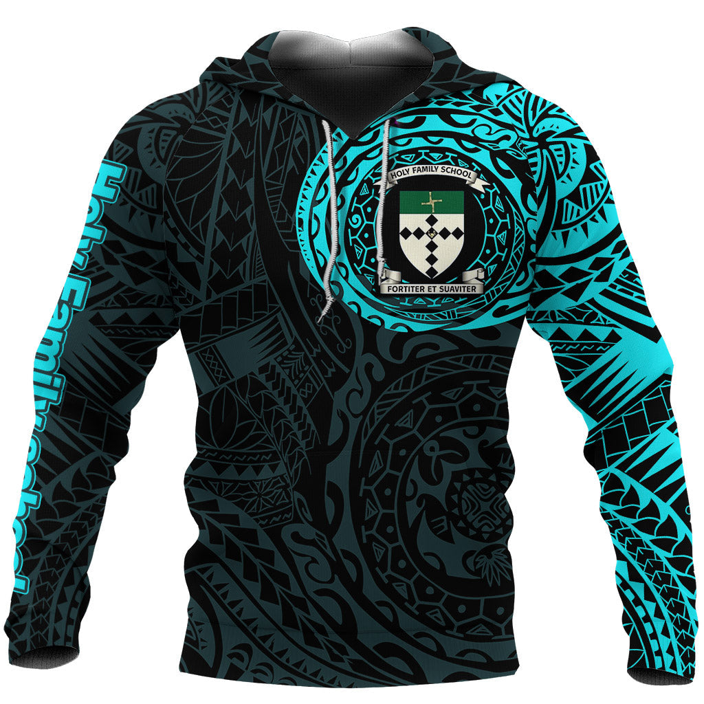 Fiji Hoodie Fiji Seal Polynesian Tattoo Holy Family school