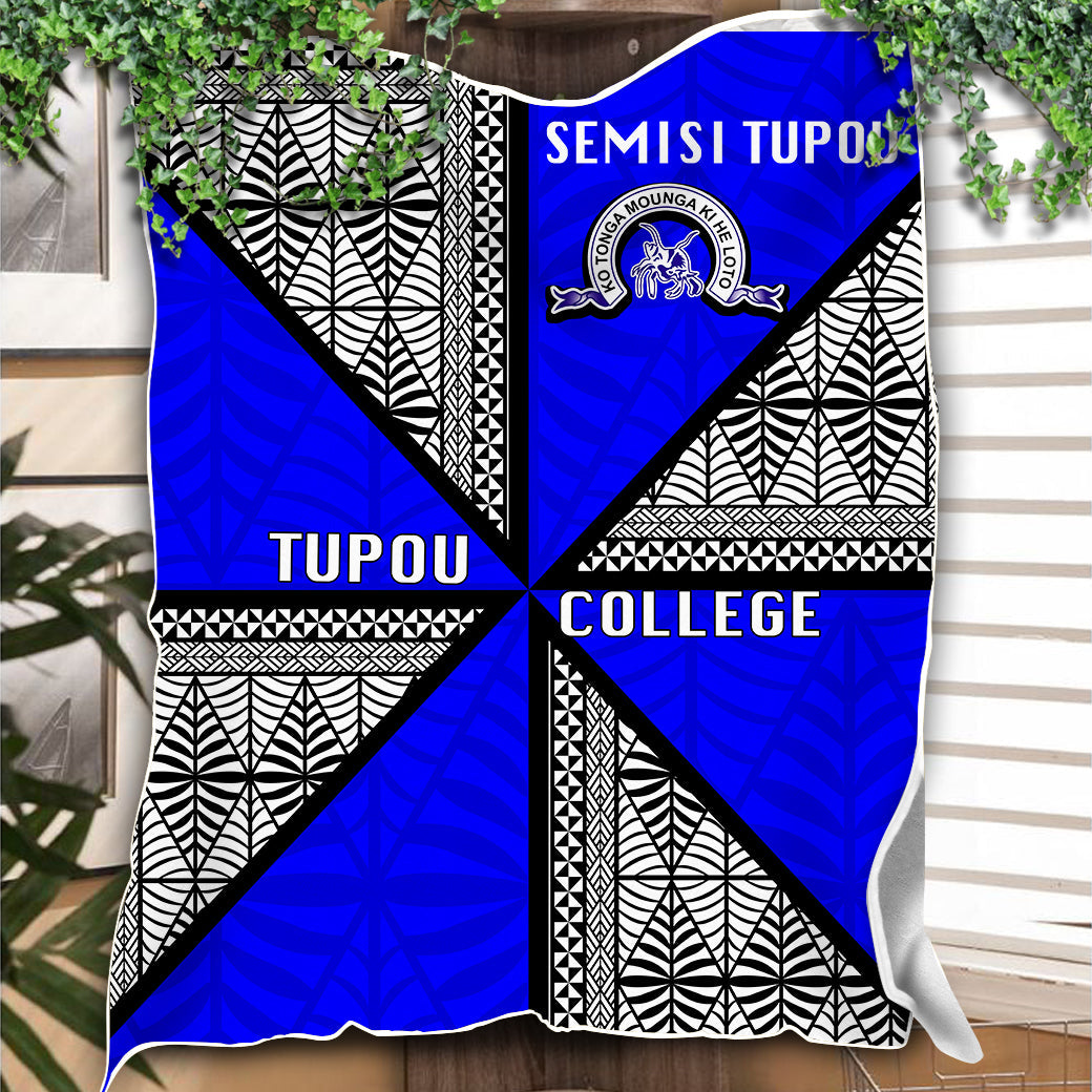 SEMISI TUPOU Tonga Tupou College Premium Blanket Tongan Patterns