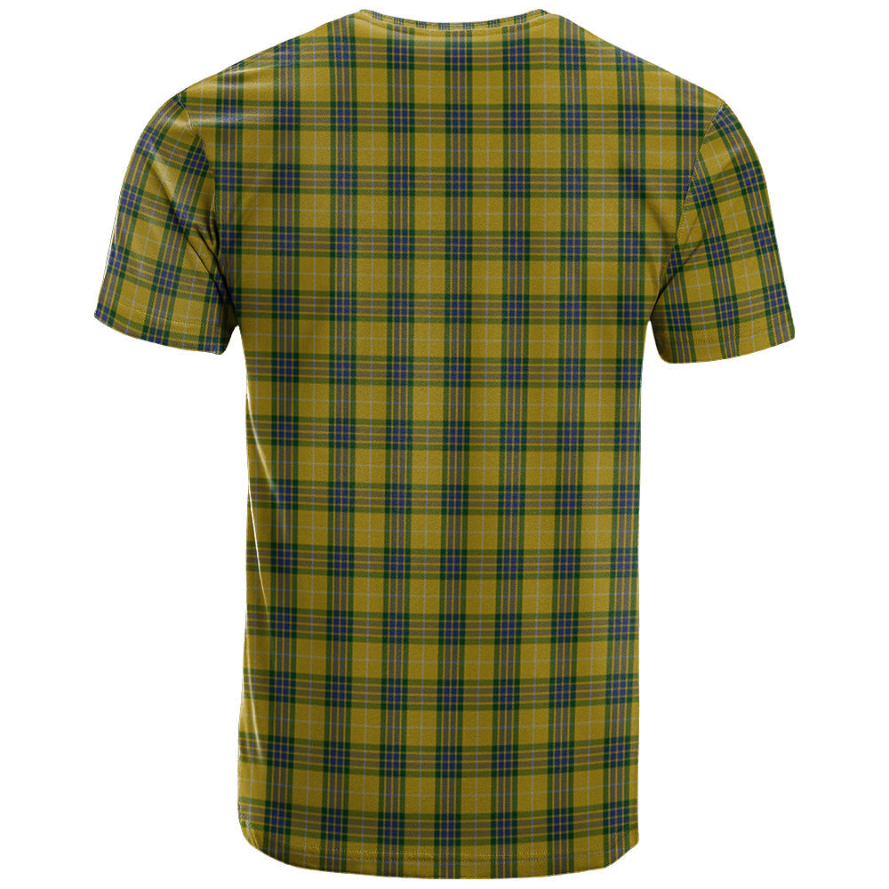 Printivon Fraser Yellow 2 Clan DNA In Me Tartan Crest T Shirt