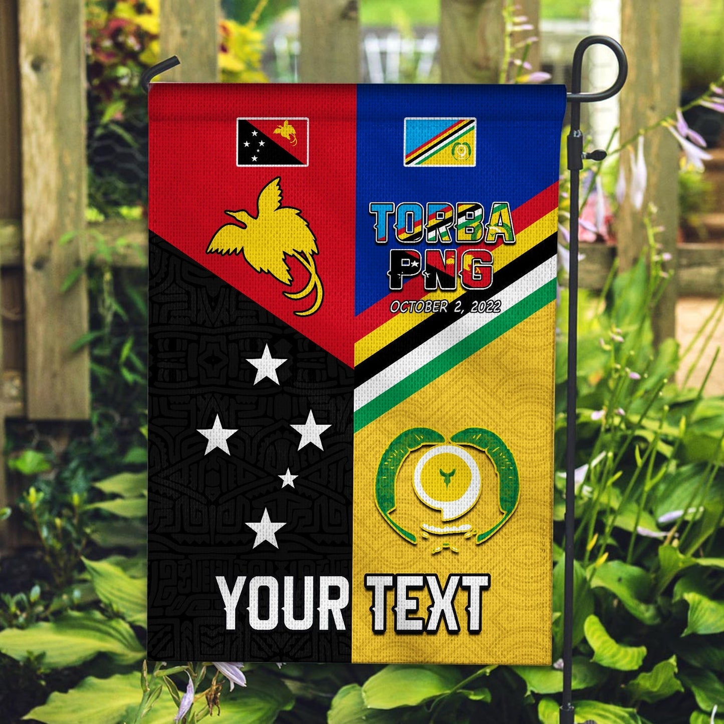 (Custom Personalised) Torba PNG Day Flag 2022 Simple Polynesia