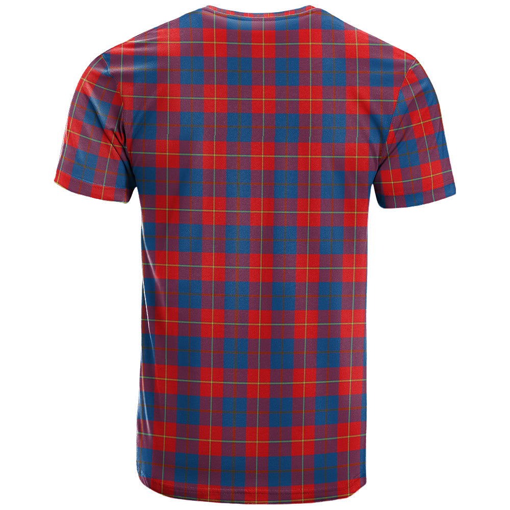 Printivon Galloway Red Clan DNA In Me Tartan Crest T Shirt