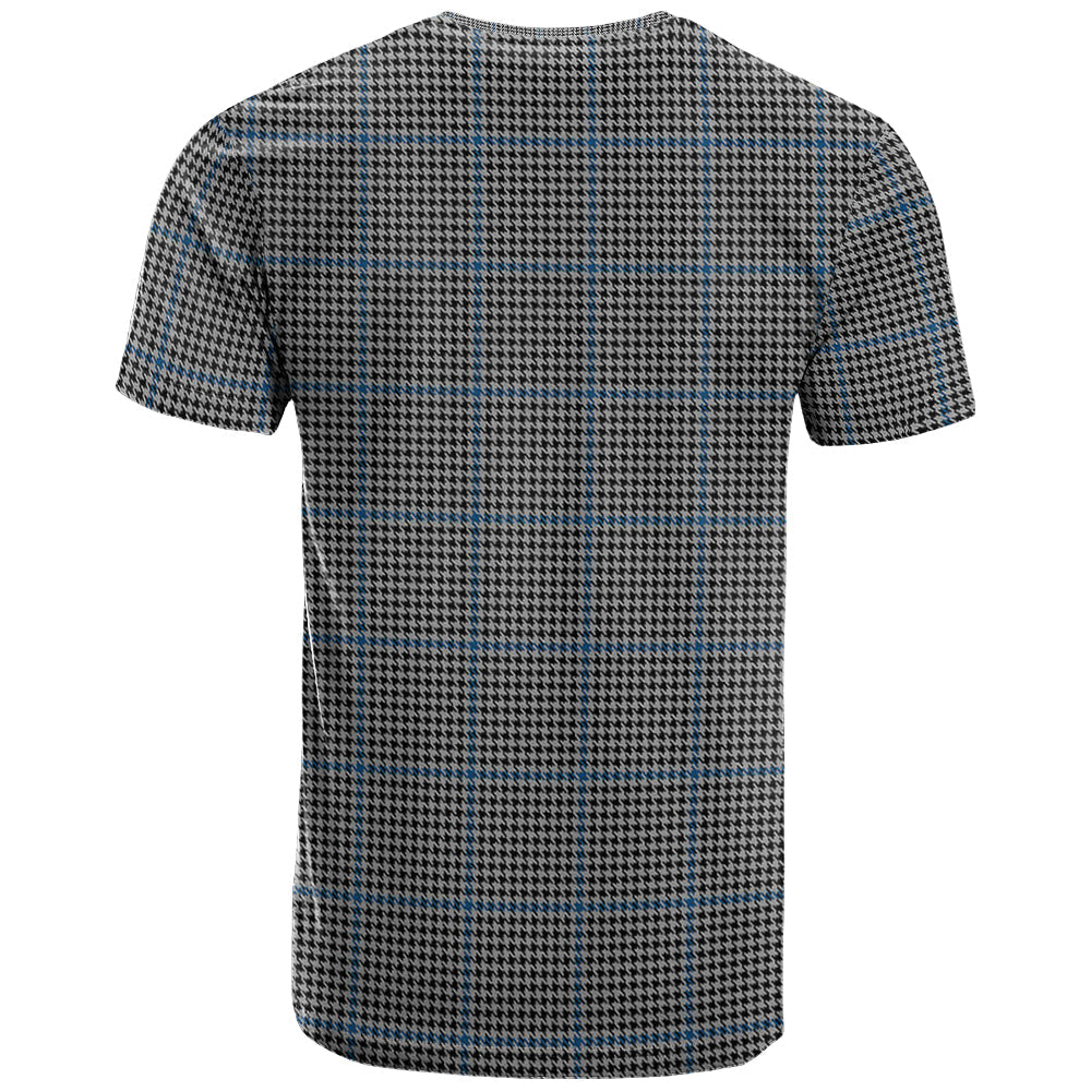 Printivon Gladstone Clan DNA In Me Tartan Crest T Shirt