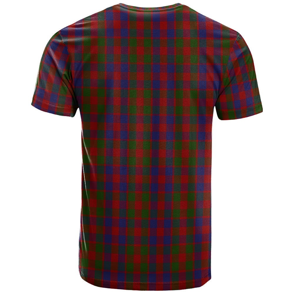 Printivon Gow Clan DNA In Me Tartan Crest T Shirt