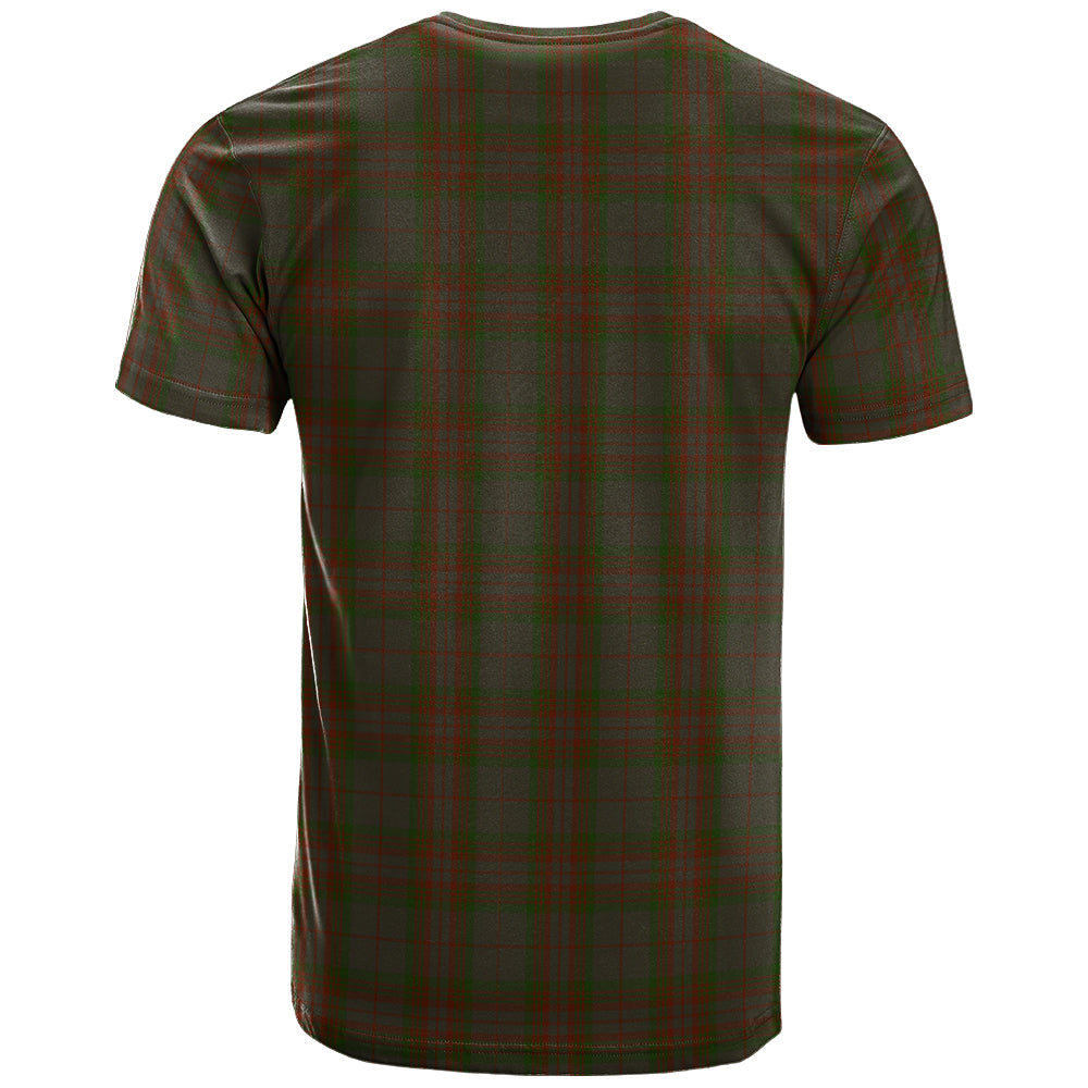 Printivon Gray Clan DNA In Me Tartan Crest T Shirt