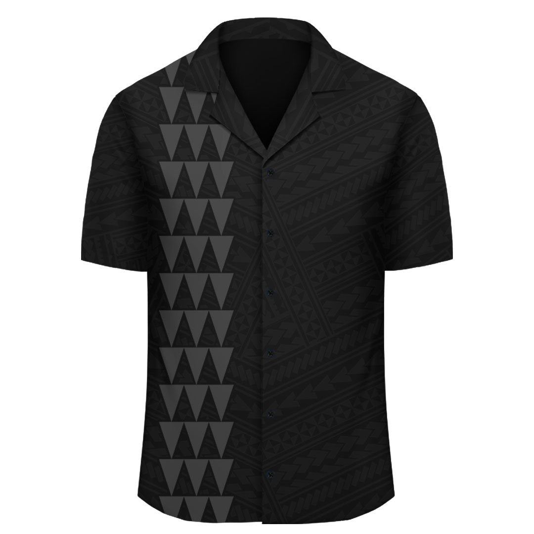 Kakau Polynesian Hammerhead Shark Hawaii Shirt - Grey