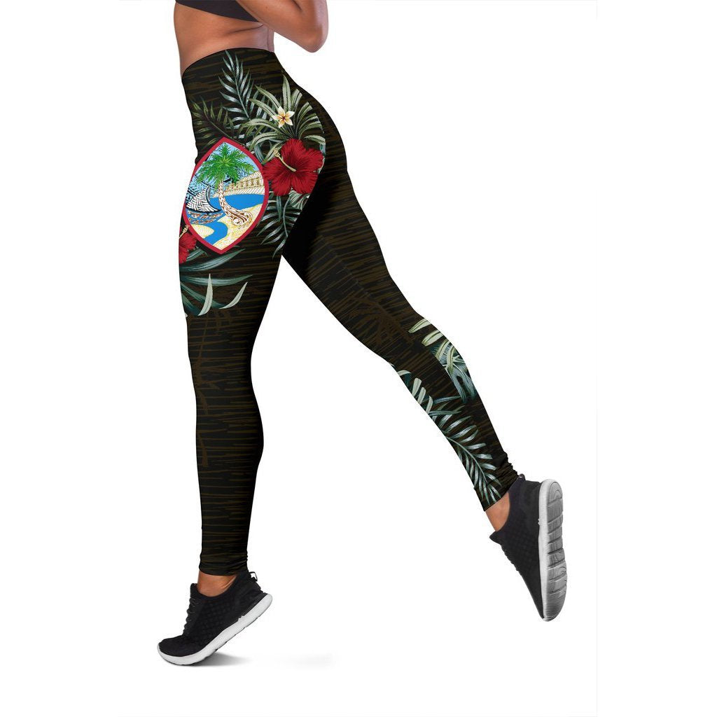 Guam Hibiscus Leggings A7