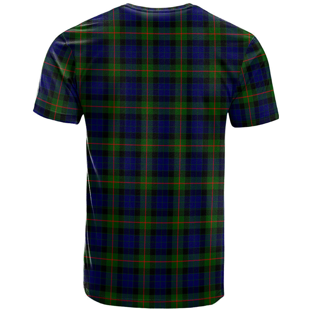 Printivon Gunn Modern Clan DNA In Me Tartan Crest T Shirt
