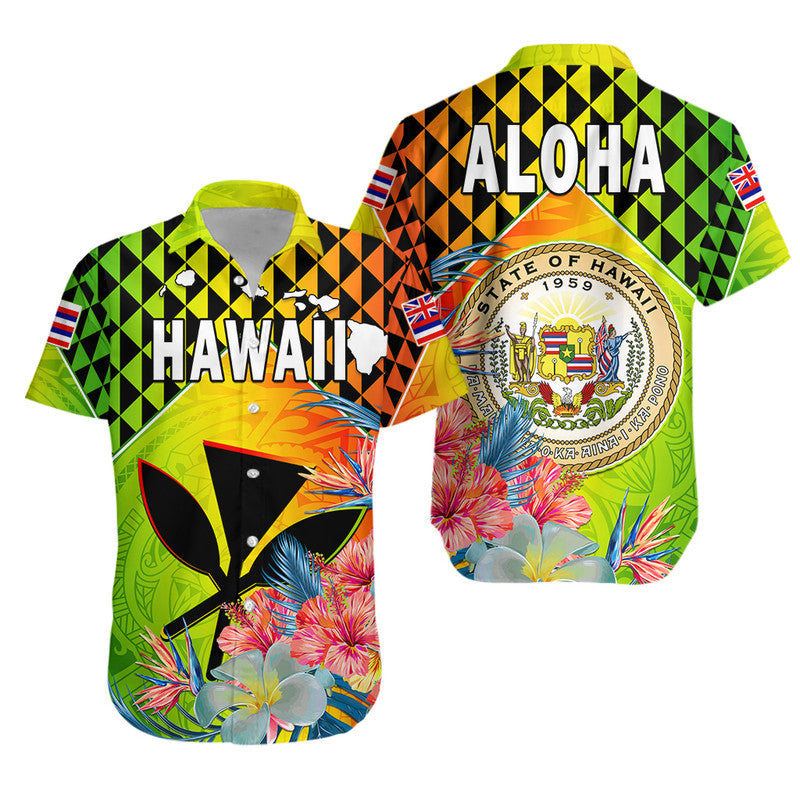 Hawaii Hawaiian Shirt Hawaiian Tribal Kanaka Maoli Hibiscus