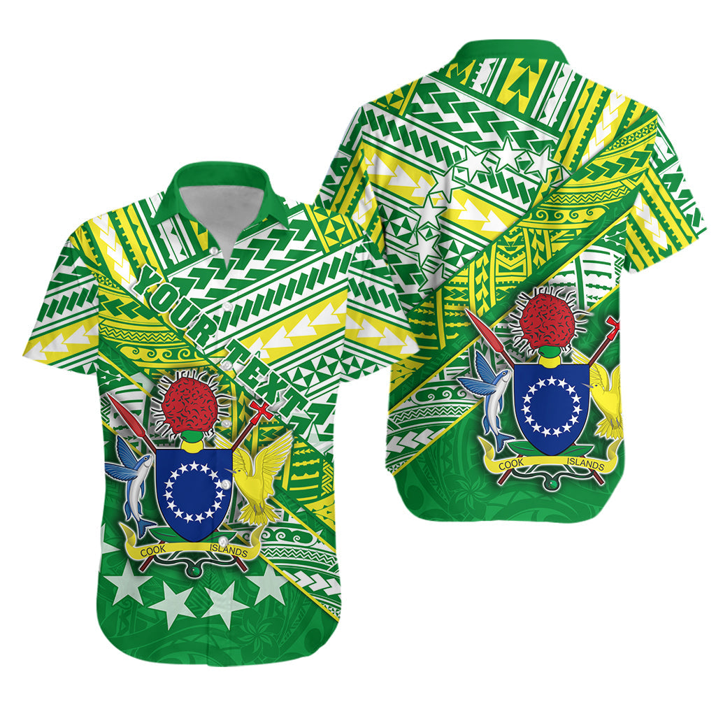 Custom Personalised Cook Islands Rugby Hawaiian Shirt New Breathable