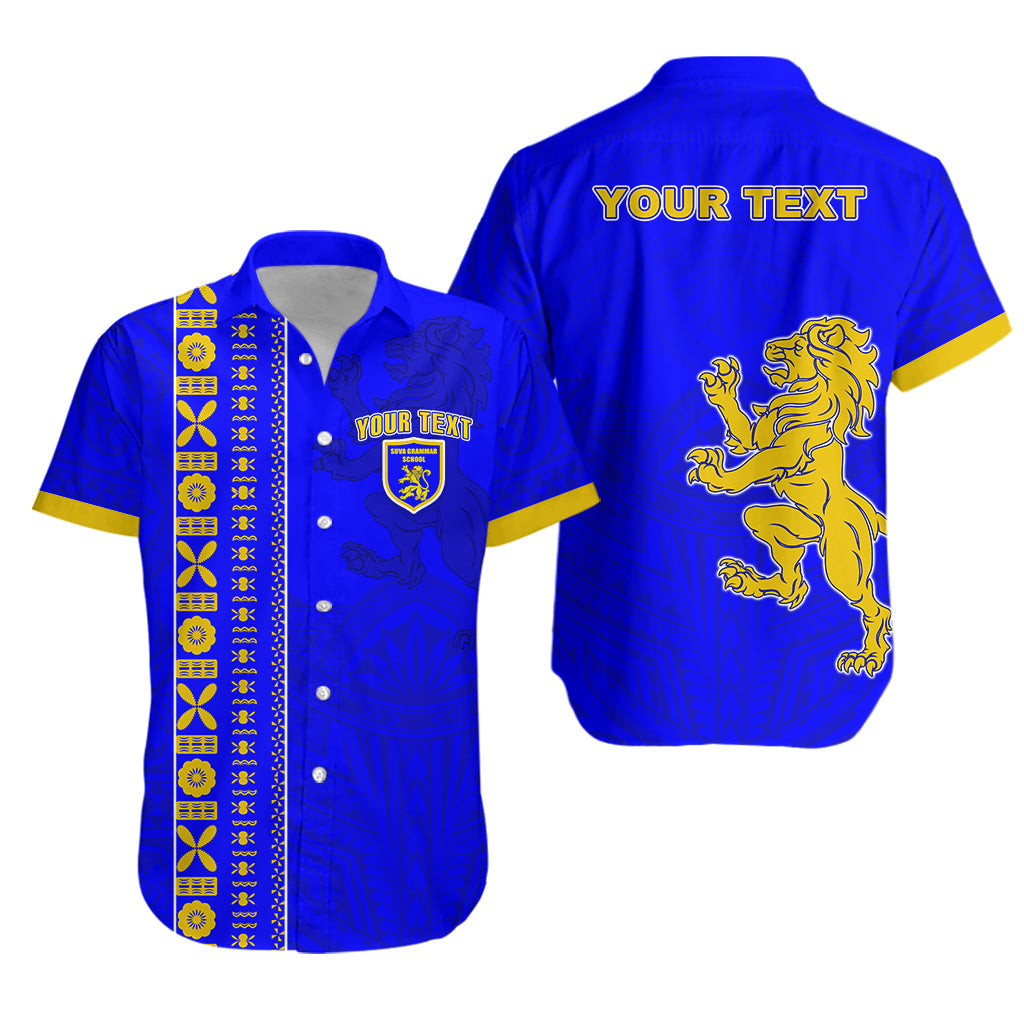 Custom Personalised Suva Grammar Hawaiian Shirt Happy Anniversary