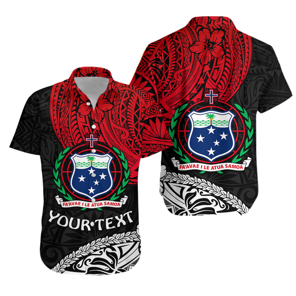 Custom Personalised Samoa Hawaiian Shirt Beloved Samoan Mix Polynesian Pattern