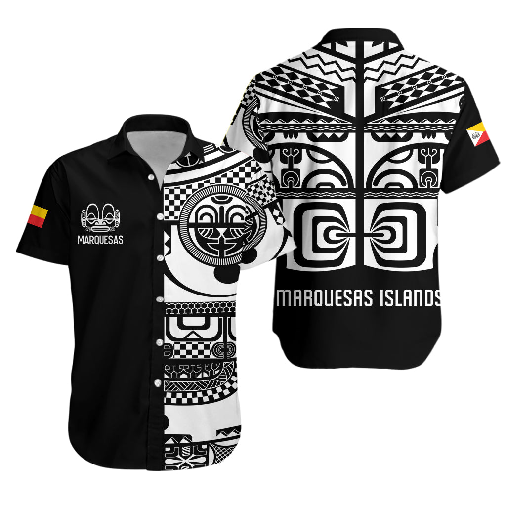 Marquesas Islands Tiki Hawaiian Shirt Marquesan Tattoo