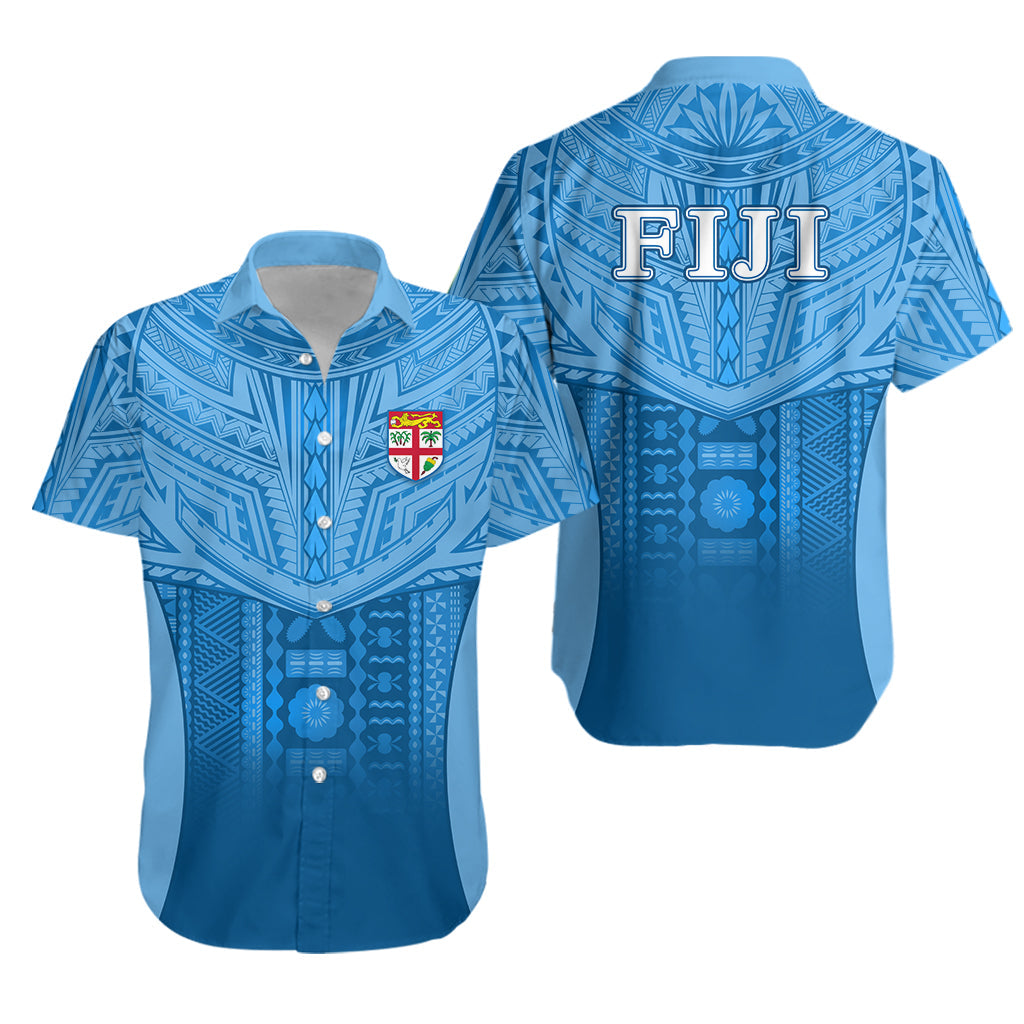 Fiji Faithful Hawaiian Shirt Version Blue