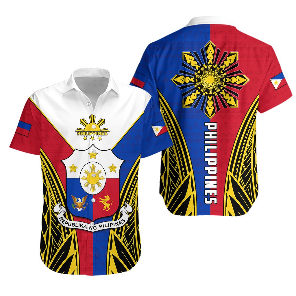 Philippines Hawaiian Shirt Sun Rayonnant