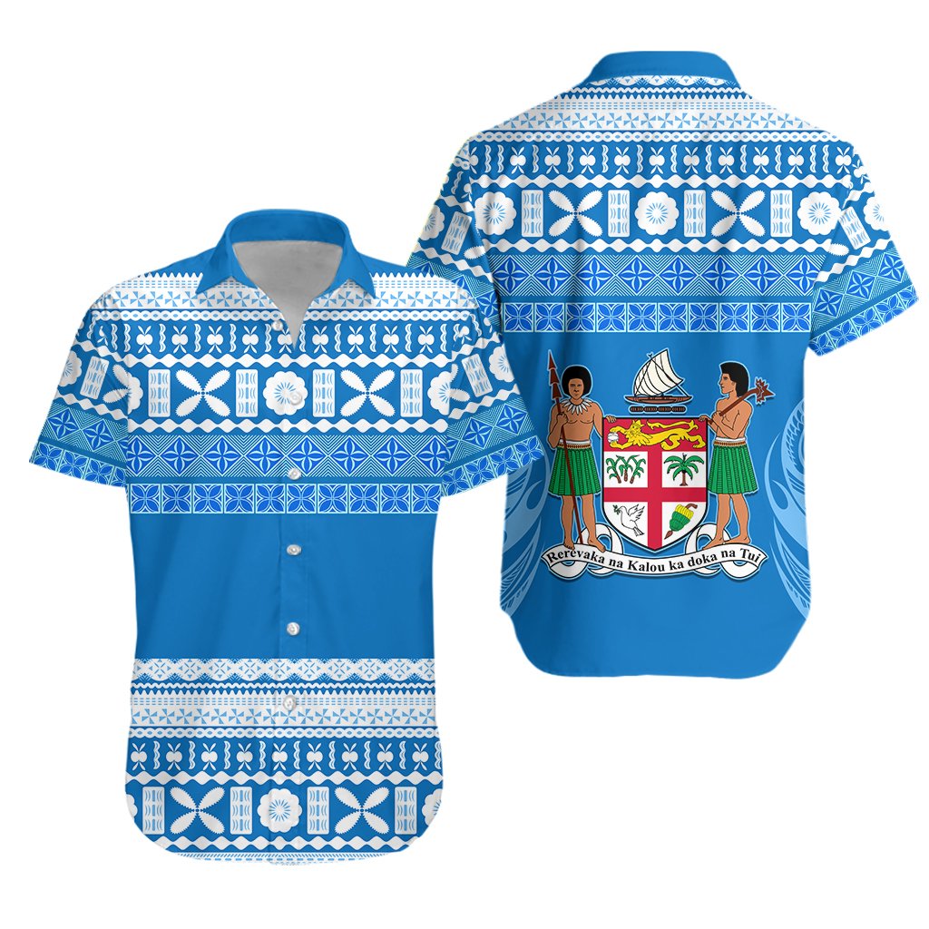 Bula Fiji Hawaiian Shirt Tapa Pattern