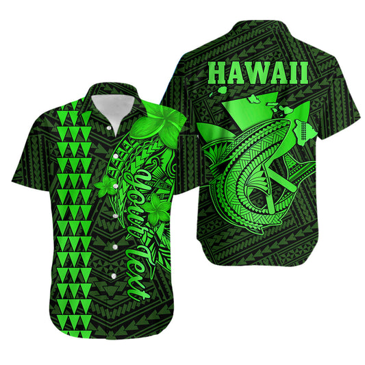 custom-personalised-hawaii-combo-dress-and-hawaiian-shirt-kakau-kanaka-maoli-combine-polynesian-shark-ver02
