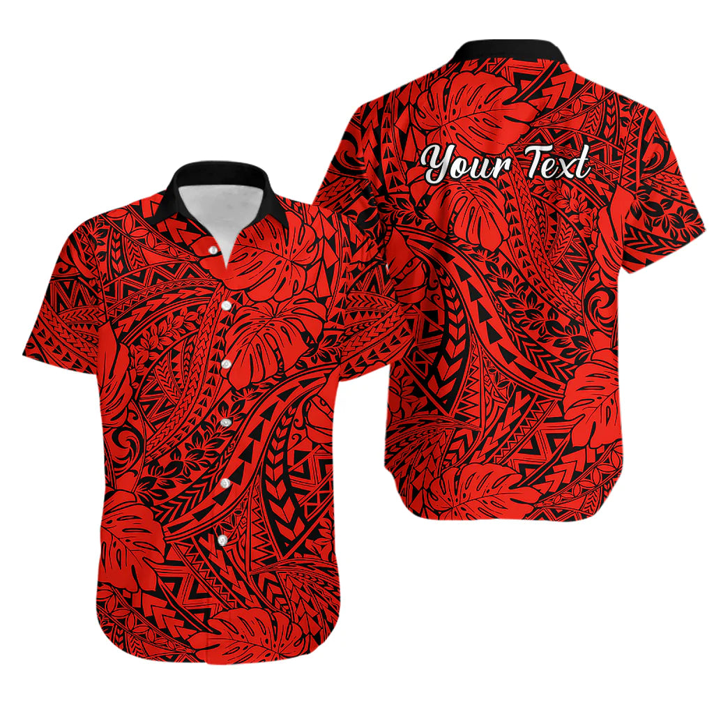 Custom Personalised Hawaii Hawaiian Shirt Polynesian Tribal Art Ver.02