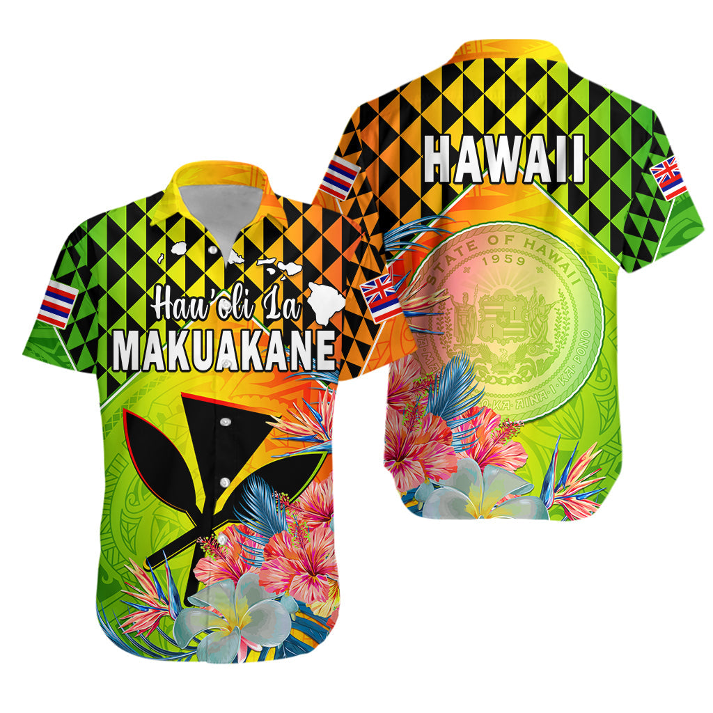 Happy Hawaii Fathers Day Hawaiian Shirt Hawaiian Tribal Kanaka Maoli Hibiscus