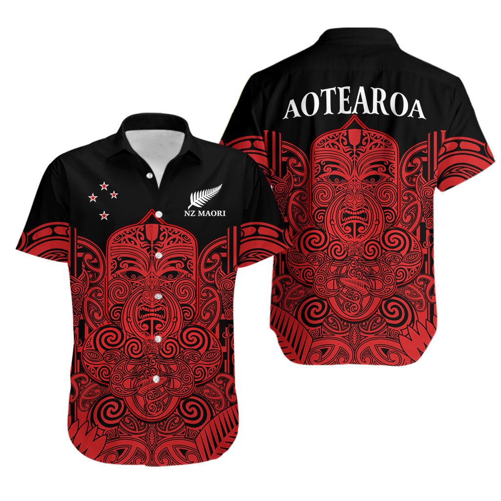 New Zealand Tiki Rugby Hawaiian Shirt NZ Maori Koru Pattern Ver.03