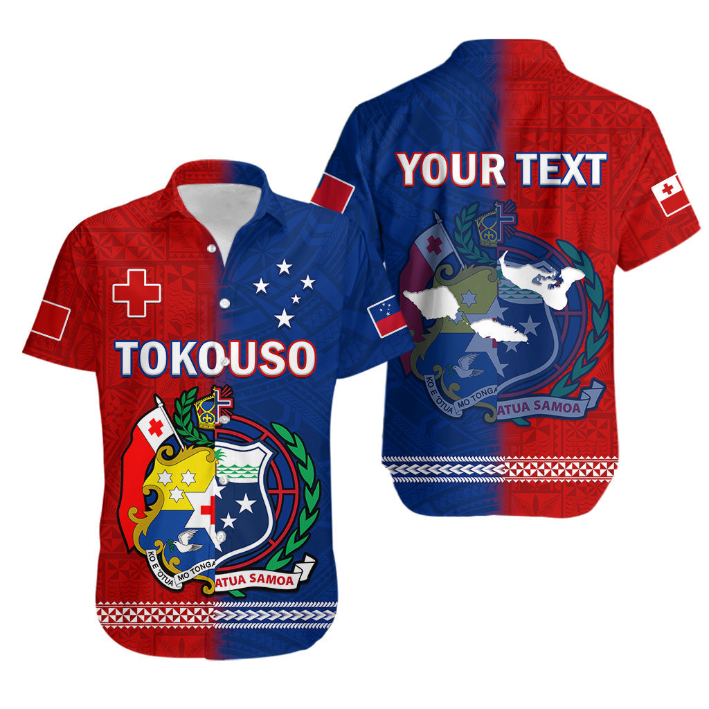 Custom Personalised TokoUso Hawaiian Shirt Tonga and Samoa United We Stand Divided We Fall