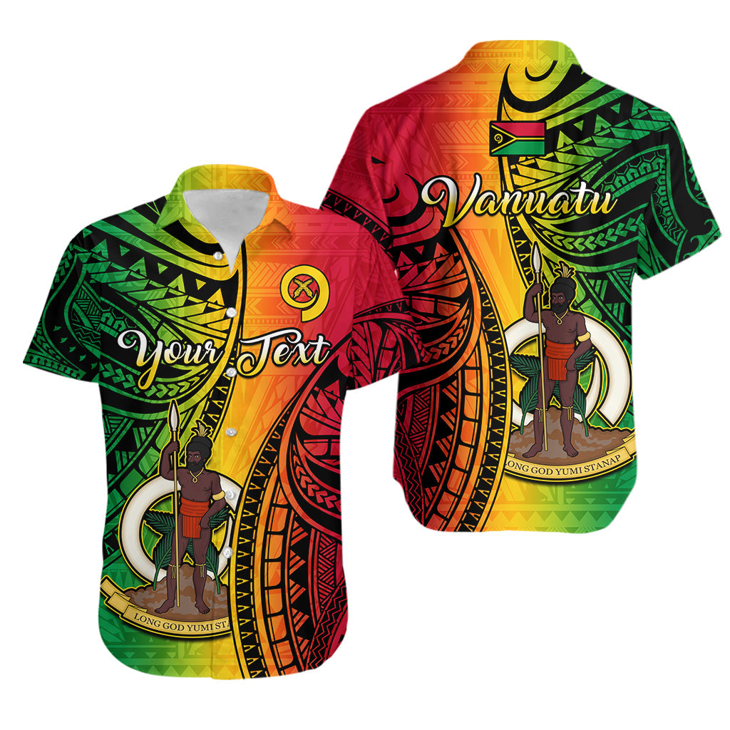 (Custom Personalised) Matching Clothes For Couples Vanuatu Combo Dress And Vanuatuan Shirt Luganville Polynesian Reggae Coat Of Arms