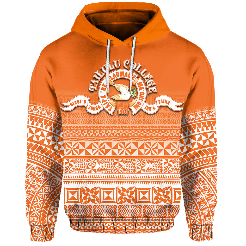 ( Personalised)Tailulu College Hoodie Tonga Patterns Style