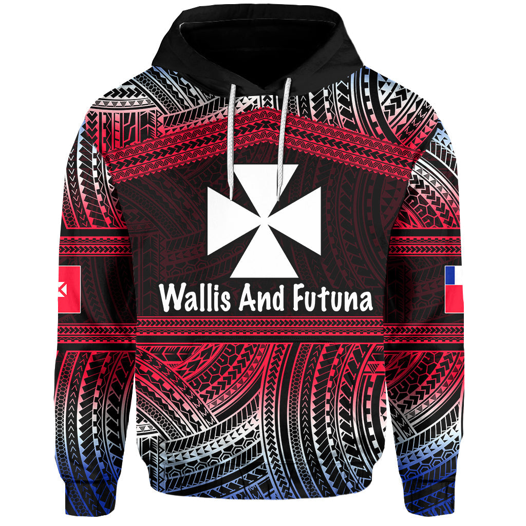 ( Personalised) Wallis And Futuna Hoodie Polynesian