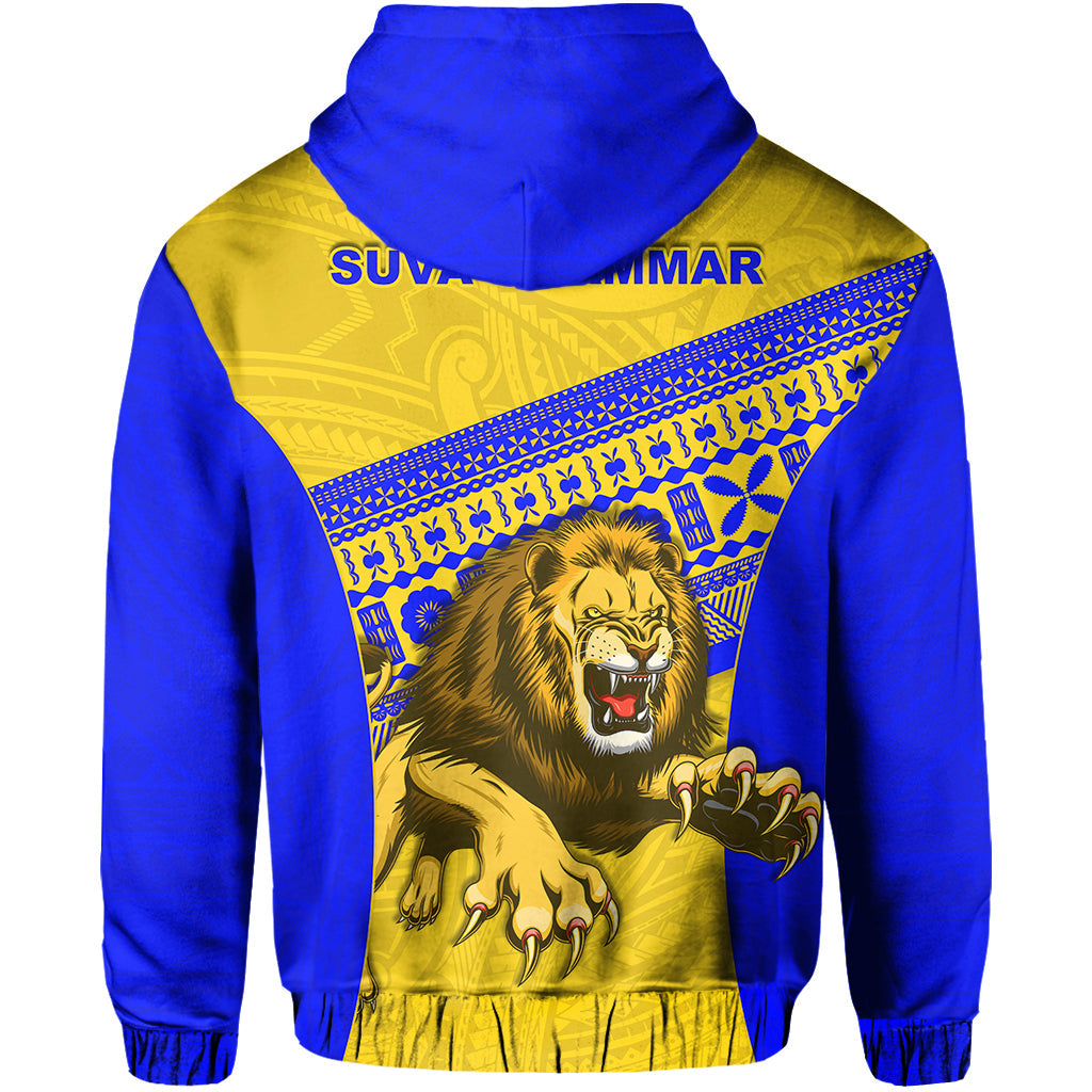 Suva Grammar Fashion Hoodie Fiji School Version Lion Blue