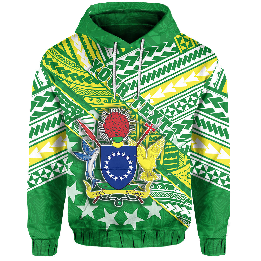 ( Personalised) Cook Islands Rugby Hoodie New Breathable