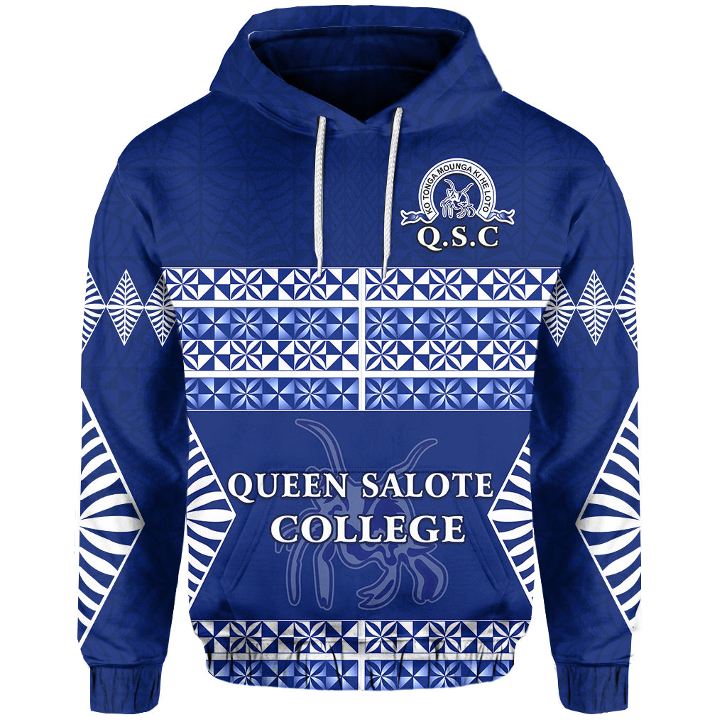 Queen Salote College Hoodie Tonga Pattern
