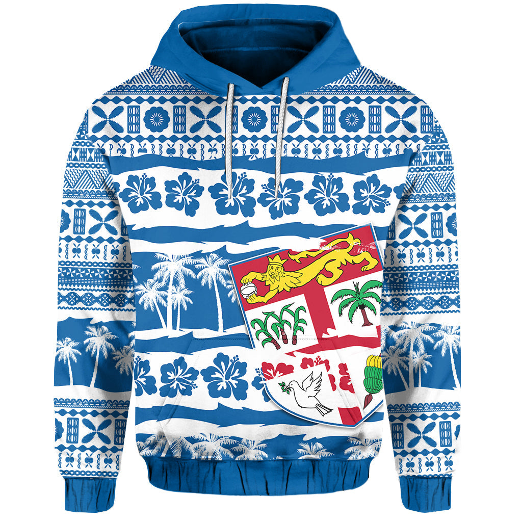 Fiji Polynesian Hoodie Fijian Tapa Pattern