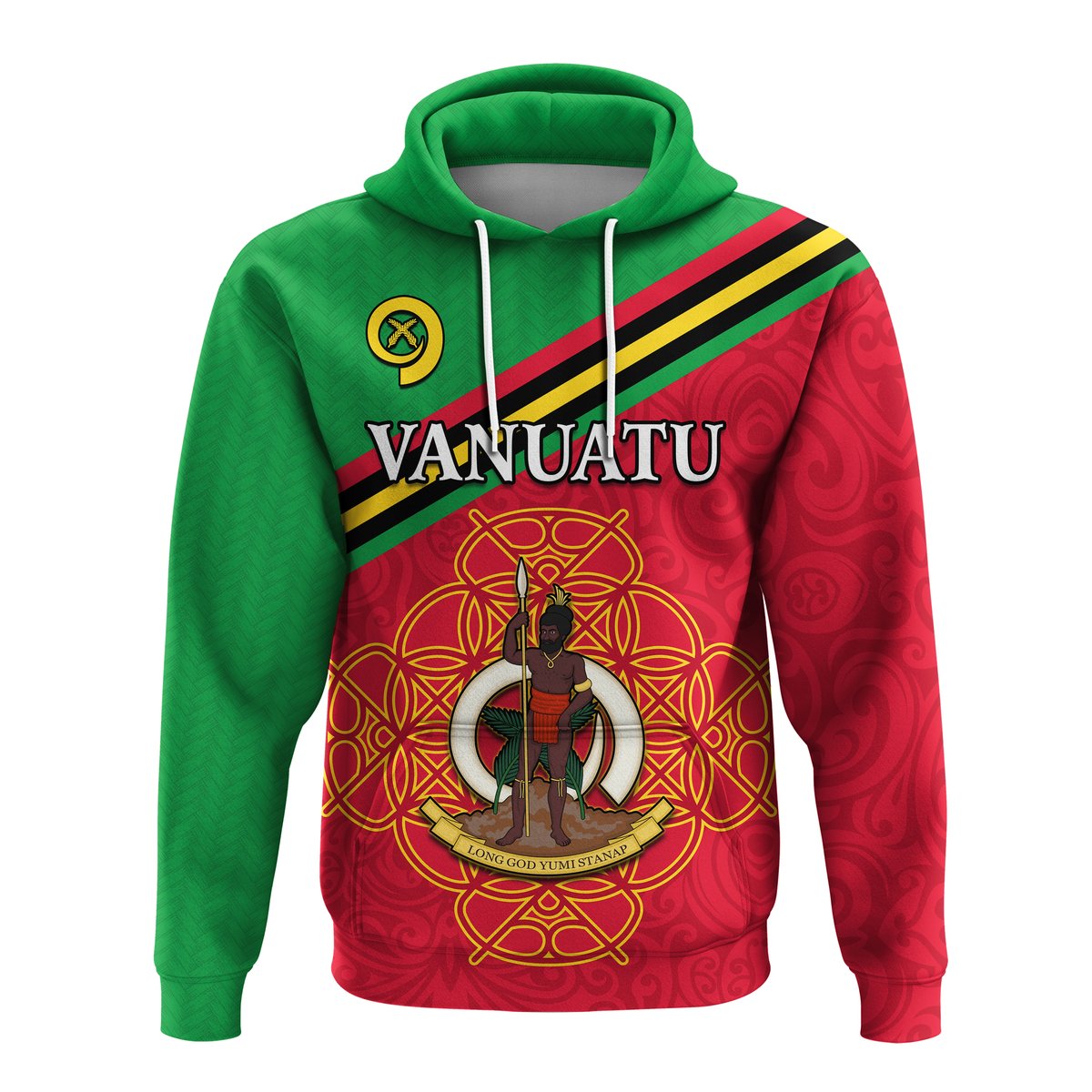 Vanuatu Hoodie Pattern Sand Drawing