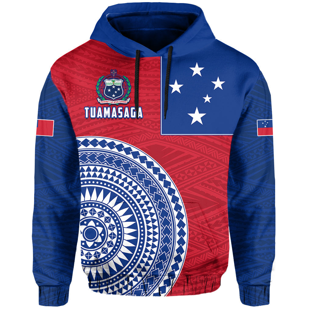 Tuamasaga Samoa Hoodie Polynesian Pattern